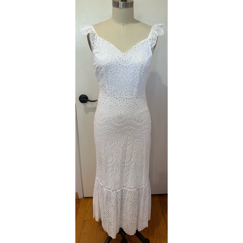 Eyelet Maxi Dress